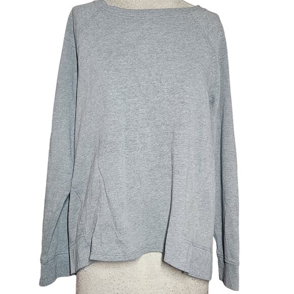 Gray Oversized Athletic Sweatshirt Size Large - Picture 1 of 4